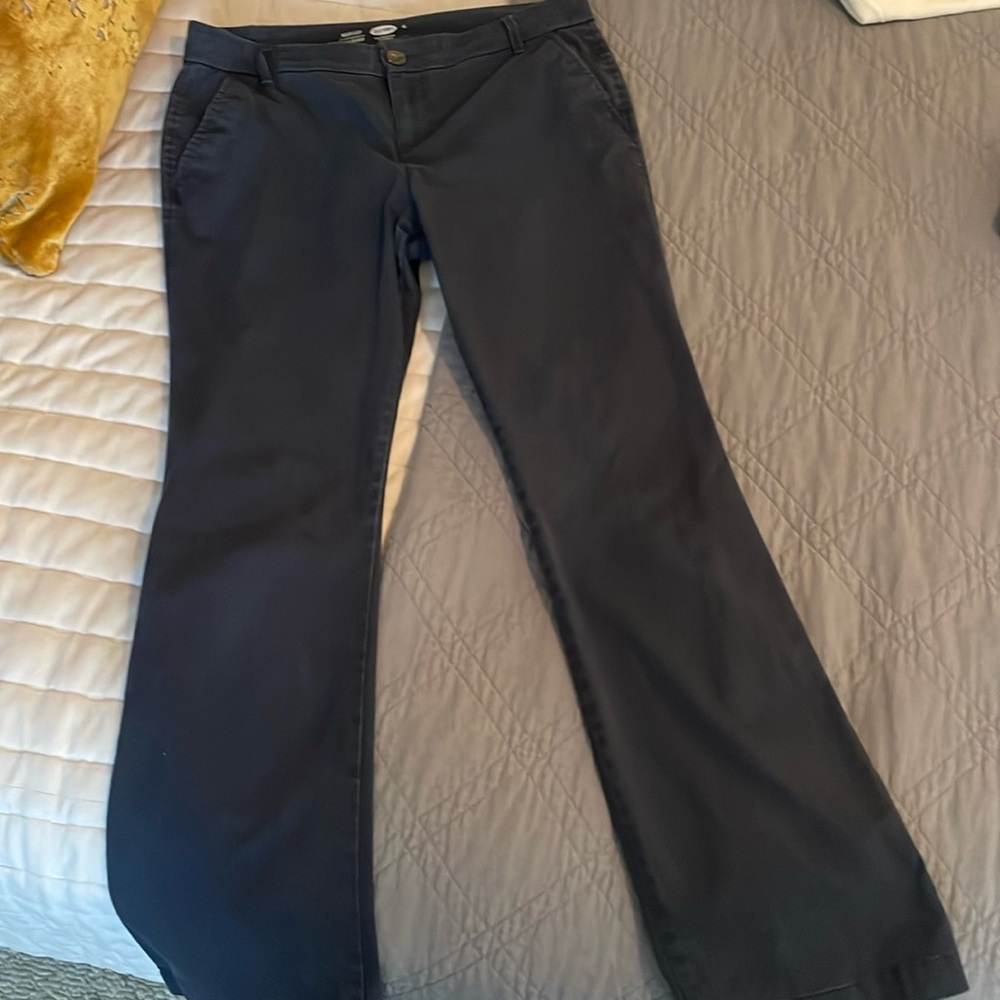 Navy Boot Cut Chinos from Old Navy women’s size 6